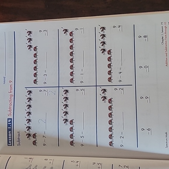 Book Spectrum Math 1 grade - Picture 8 of 16